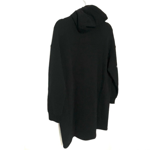 Ugg Hoodie Black Long Sleeves Sweatshirt Dress - Picture 3 of 9
